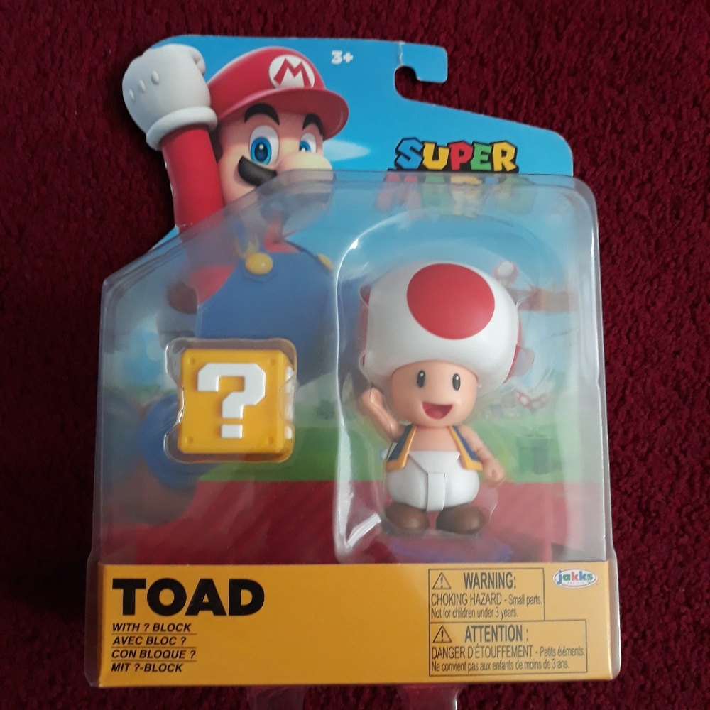 Super Mario Toad figure